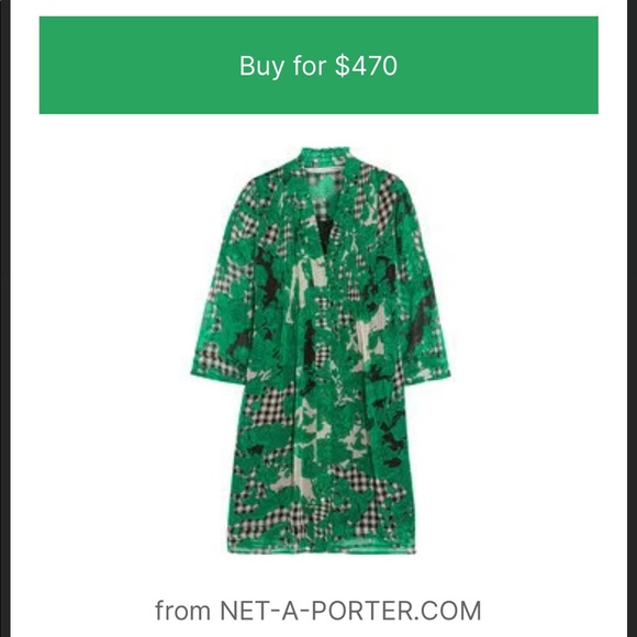 Diane von Furstenberg ‘Layla’ Printed Silk Chiffon Mini Dress - Picture 4 of 4